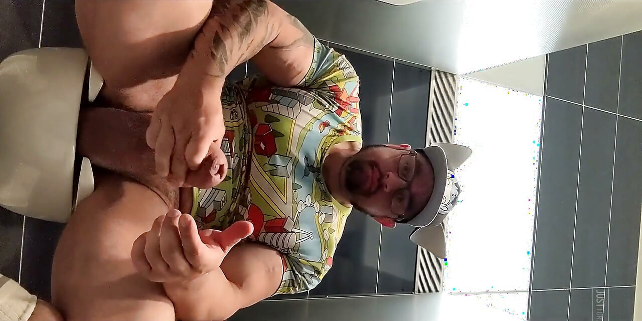 Jerking in a Bathroom Stall