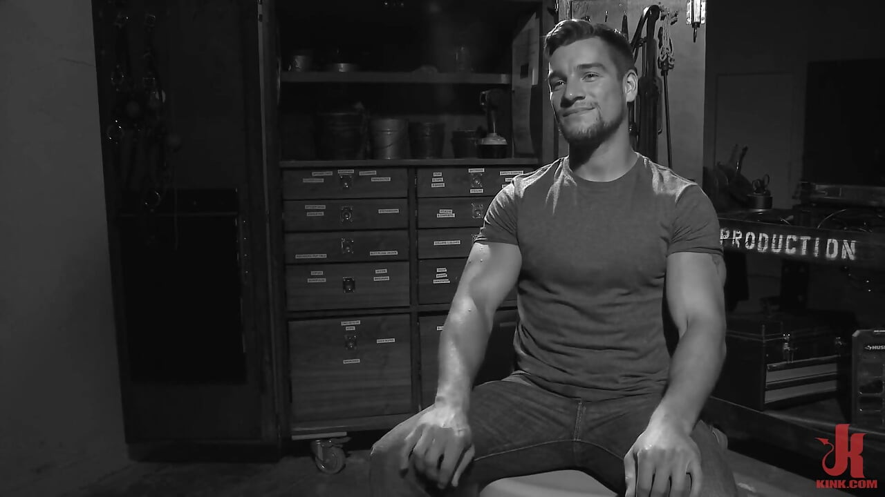 Straight Hunk Jordan Boss Mercilessly Beaten and Made to Cum