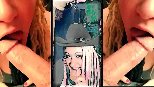 Aus hetero-cowboys werden schwanzlutschende sissies, blowjob mit abspritzen endet