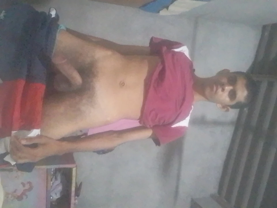 Good guy shows his cock for first time