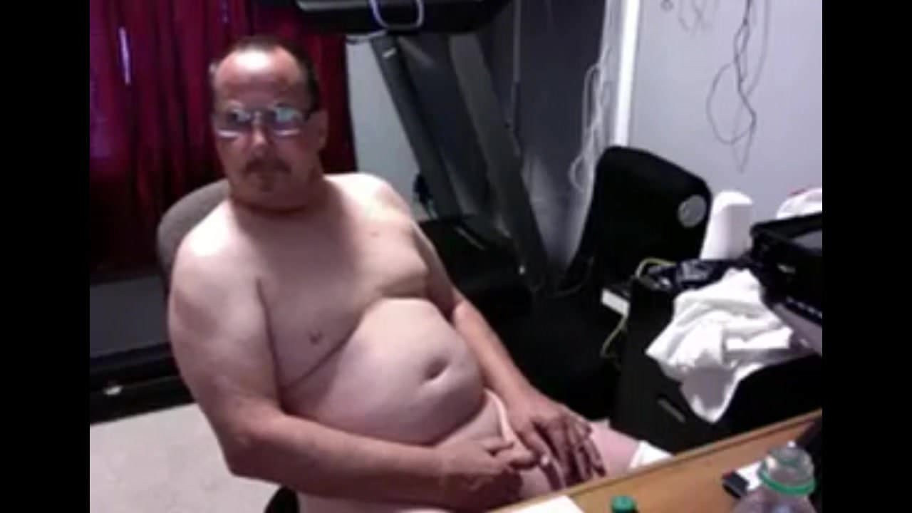 grandpa cum on webcam