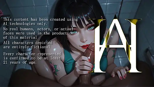 ATKINS HEAVEN - Naughty Nightclub: BBC Bathroom Blowjob