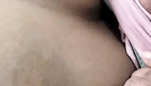 My boss's son saw me fingering my pussy and then made my sweet pussy