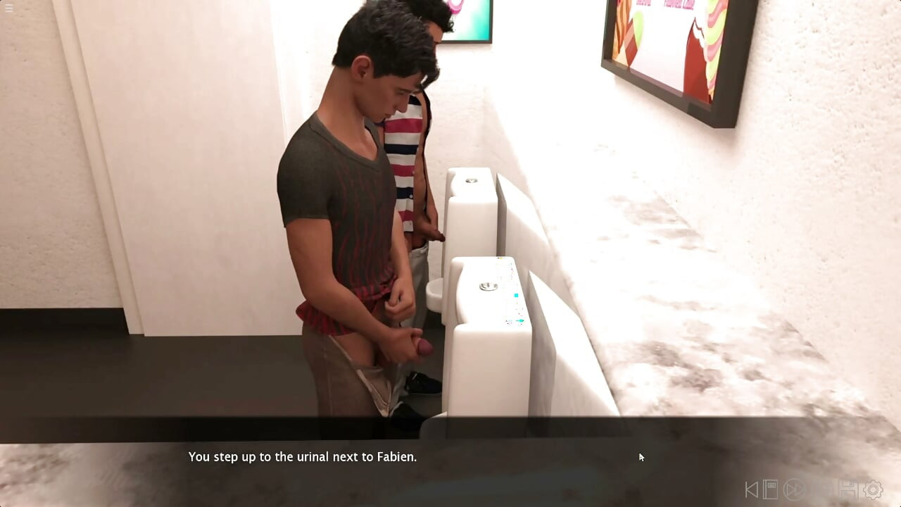 Big Cock Twink Gay Mathew Giving Handjob To Gay Fabien In Toilet