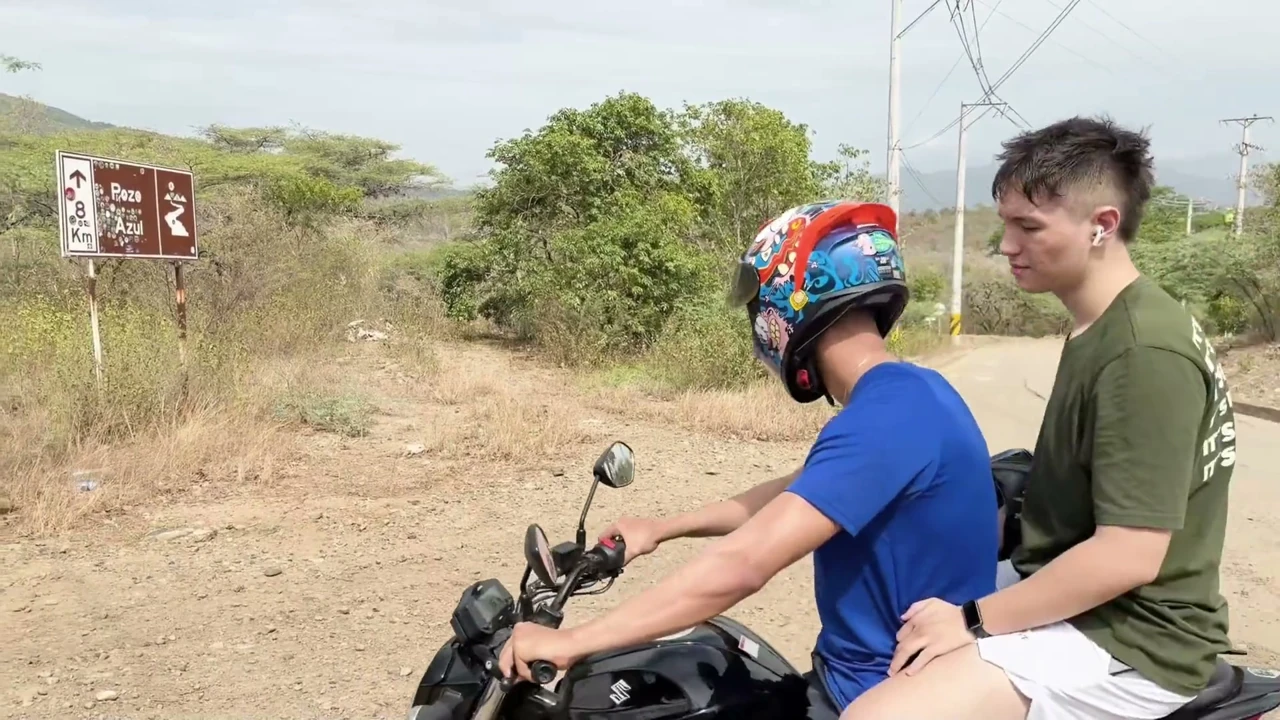Walk with my best Colombian TWINK FRIEND and I to the river… it ended in an OUTDOOR FUCK,LucasWoolff