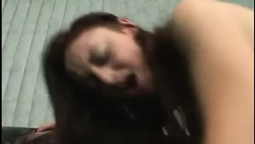 Black guy strips chick inside before getting oral sex from her
