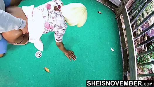 Msnovember Dogging With Her Boyfriend On Mini Golf Course HD