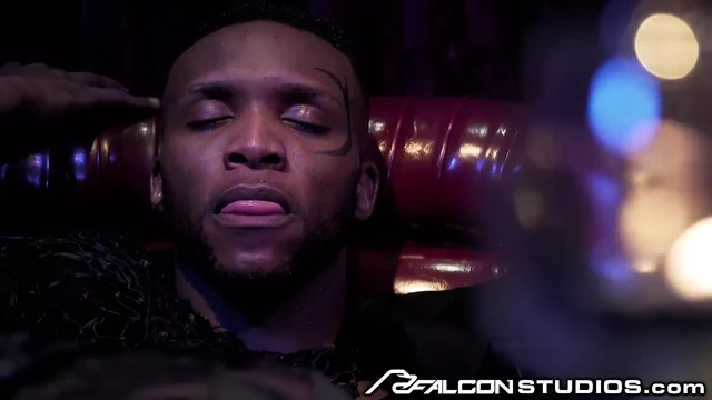 Johnny V Rides Big Black Cock in the Backroom