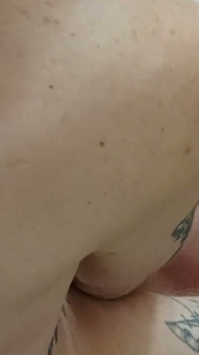 big hairy mother-in-law's pussy in cum after jerking off a dick | Clip 1