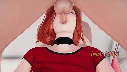 Redhead Beauty Takes Double Penetration Like a Pro!