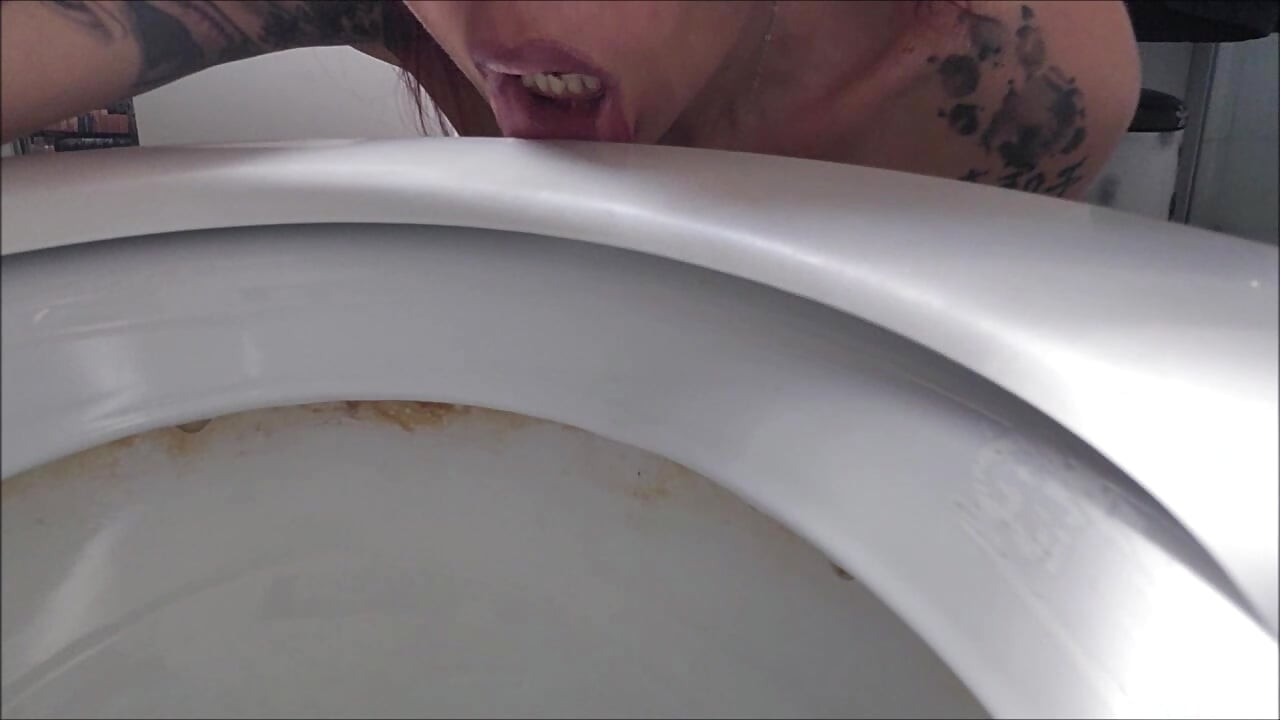 I lick the toilet all naked