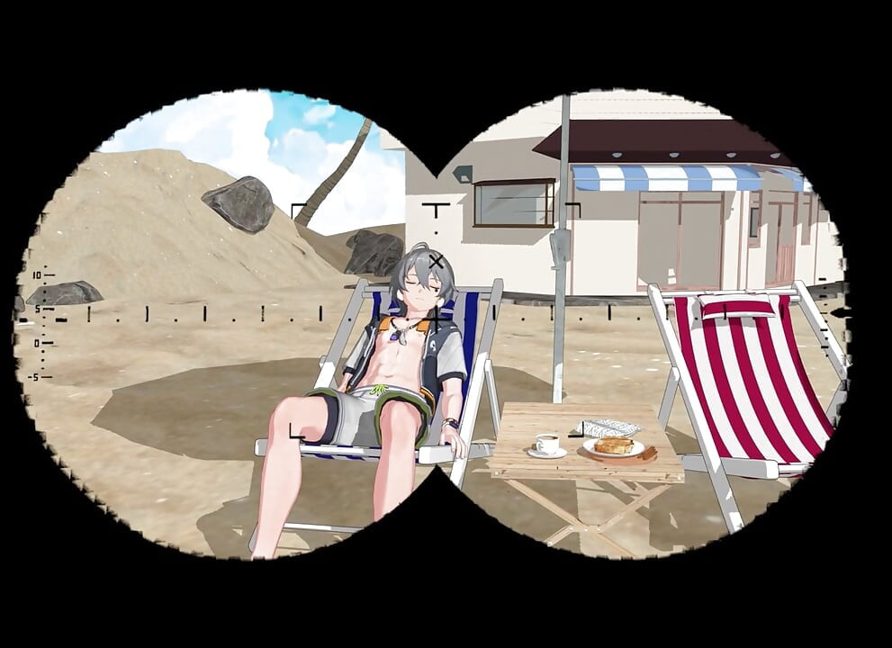 Zenless Zone Zero - Vivian's Secret Beach sex with wise sedutor moans - 3D NSFW Animation