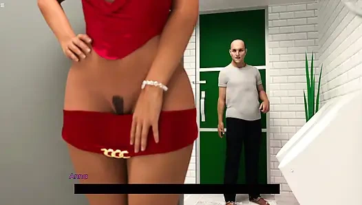 Old Man Fucking Milf Anna Pussy In Toilet With Huge Cock And Creampies