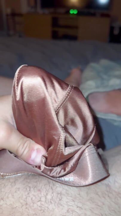 Brown Satin Panties