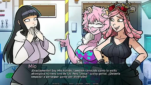 Mei'nin projesi - Naruto'nun şehvetli hinata hyuga güzel mei'nin büyük icatını testiyor