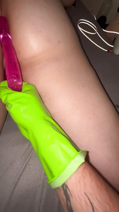 Teen gets filled at home