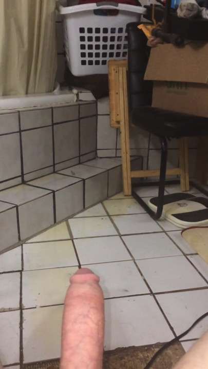 Big Throbbing Hard Cock Pissing on Floor While Squatting Compilation | Clip 1