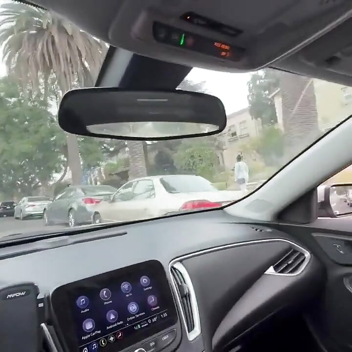 Ebony Car Ride Home with Stranger