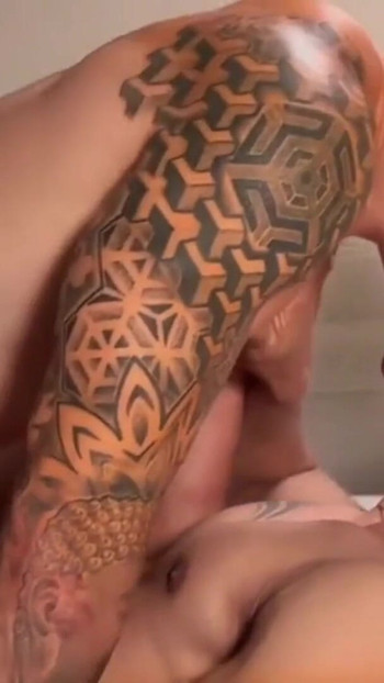 Memorable moment from "Tattooed Asian Twinks Fuck Hard at Home - Passion, Deep Thrusts & Double Cumshots"