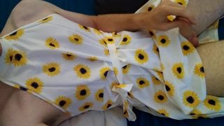 The cutest flower dress for a summer crossdresser pt.2