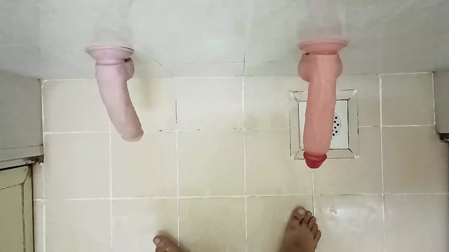 Horny men with 2 huge dildo