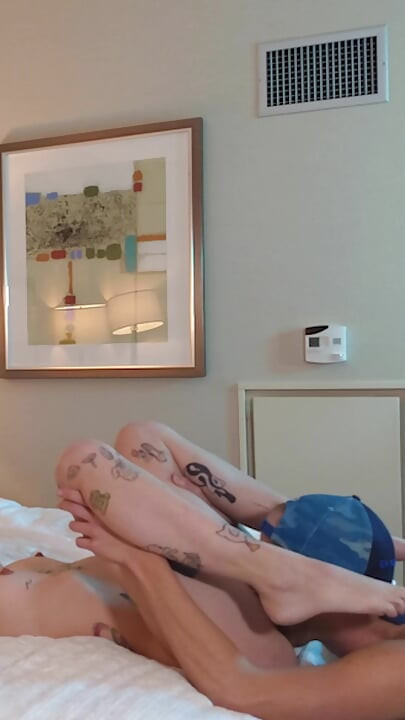 Eating Petite Tatted Teen's Pussy - Compilation 4
