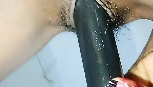 Üvey kız kardeş götüne video standı sokuyor