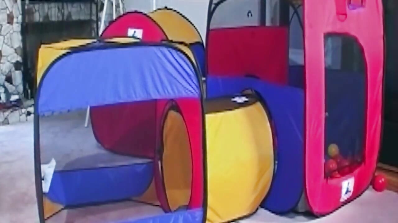 Mature Blonde MILF Takes BBC Deep in Play Tent