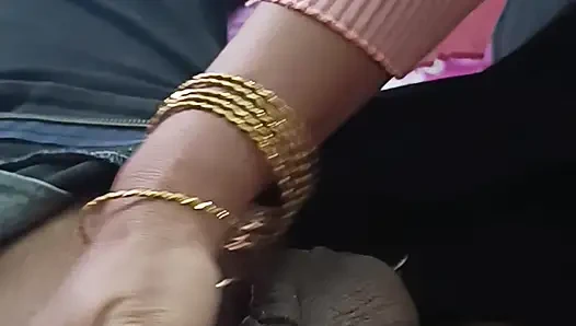 Momen rahasia pembantu rumah tangga dengan romansa penuh dengan suara telugu yang cantik