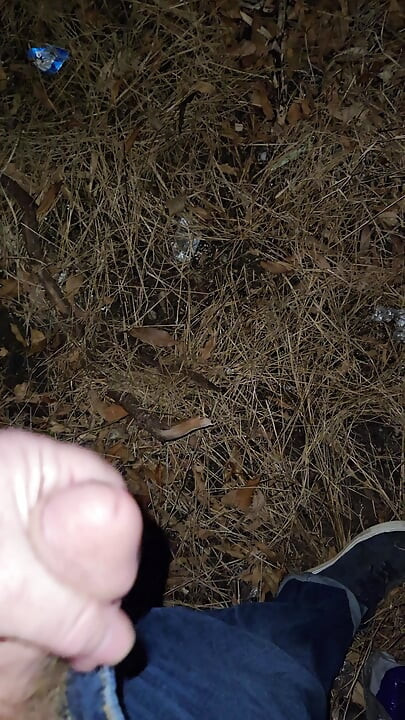 Risky jerk and cum in factory  yard