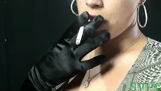 Big Tit BBW Latina Smokes and Fucks