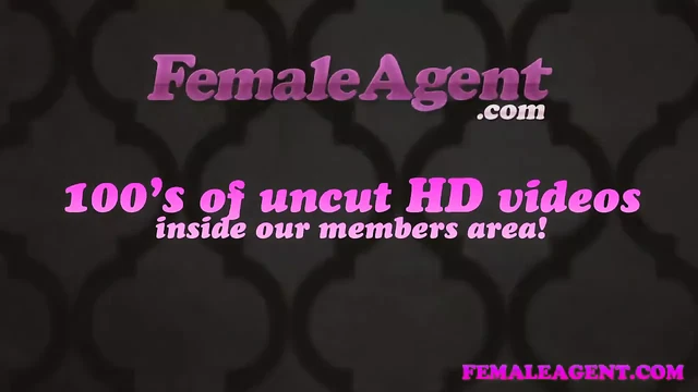 FemaleAgent Excited stud can not believe his luck