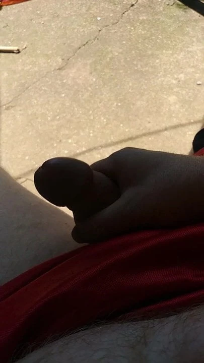 Cumming out side