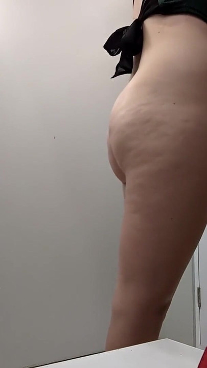 Emotional moment from "18yo in the public fitting room"
