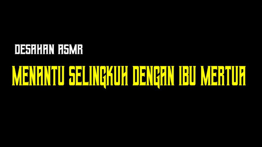 Desahan ASMR | Menantu hypersex nekat setubuhi mertua