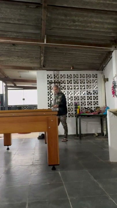 playing billiards leaving Bad Melli naked | Clip 1
