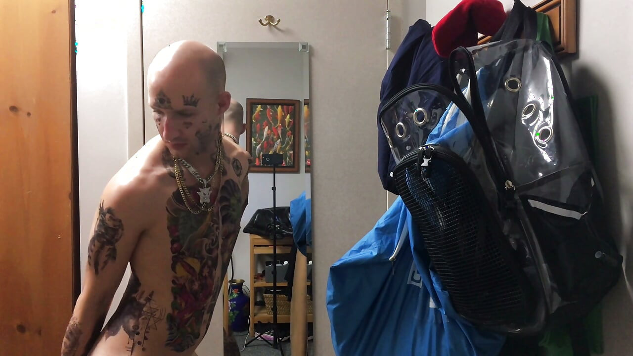 Face Tatted Masturbator