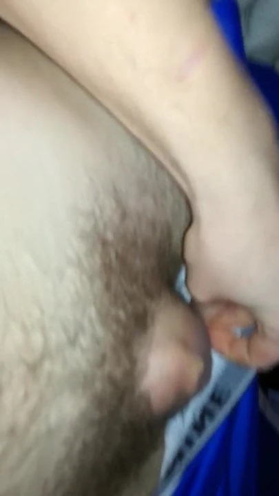 Tiny fully-foreskinned willy grows a tad from fondling