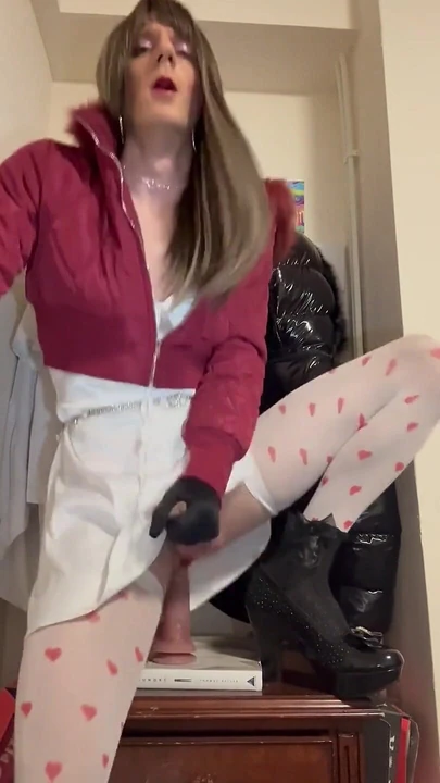 Jess Zijde rijdende dildo
