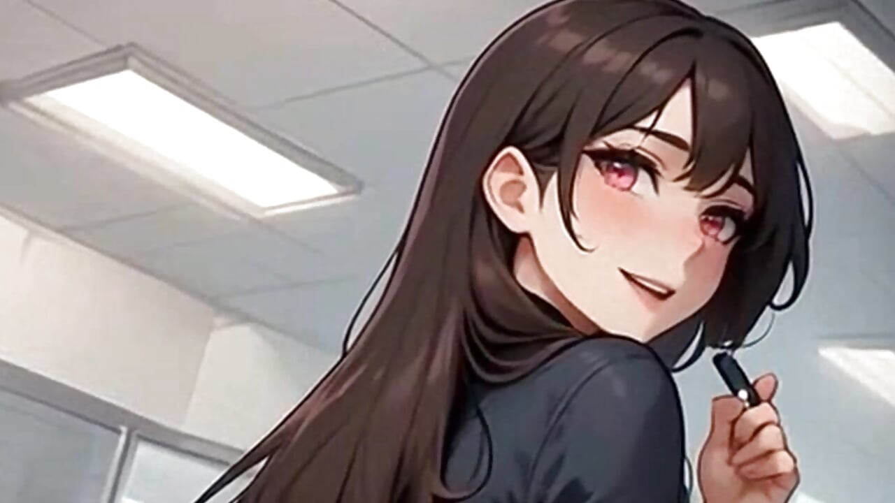 Waifu Sekreterare POV - Närbild Nylon retas &Sneaky Cunnilingus Play (1m teaser)
