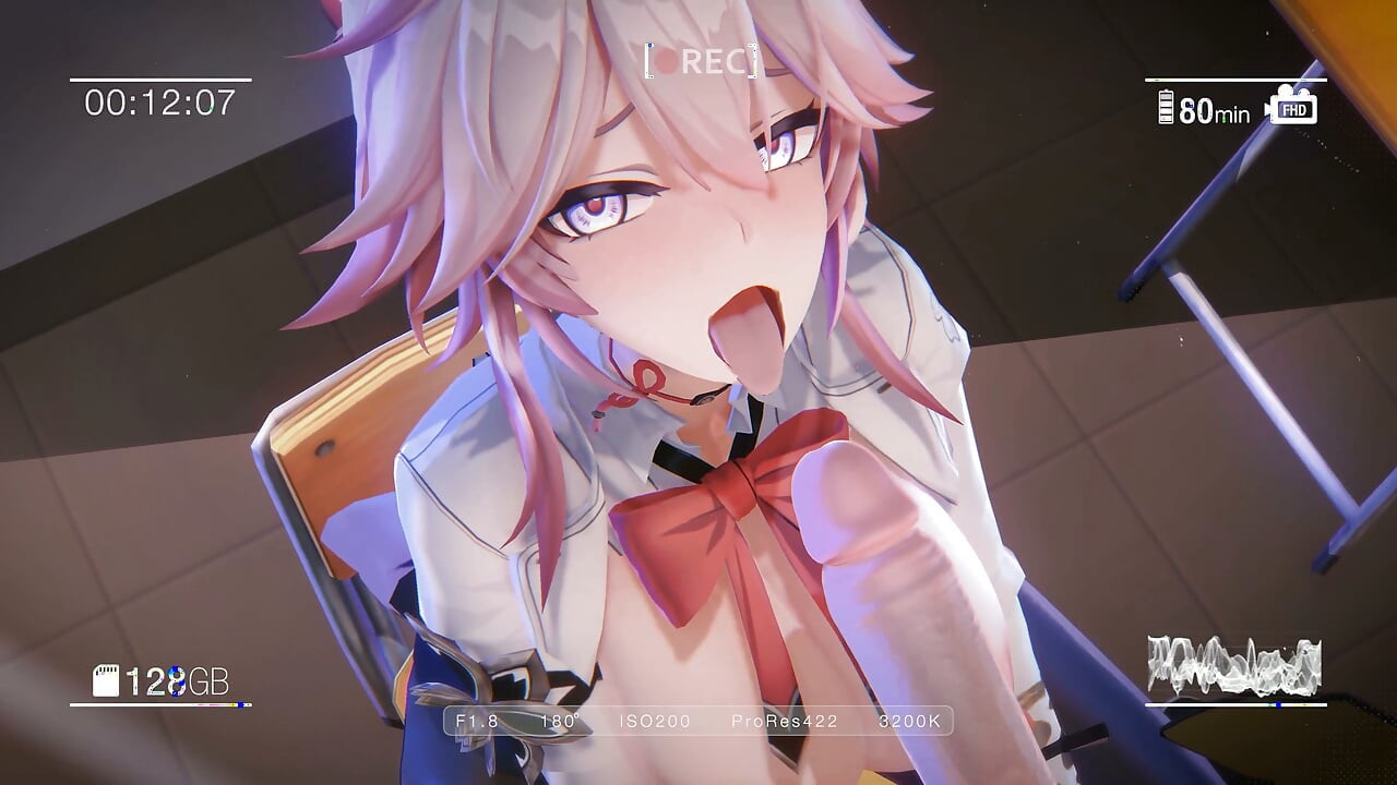 Honkai Star rail - Evanescia klassenzimmer sexspiel - Hentai-animationen 3D