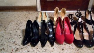 my colection of heels.