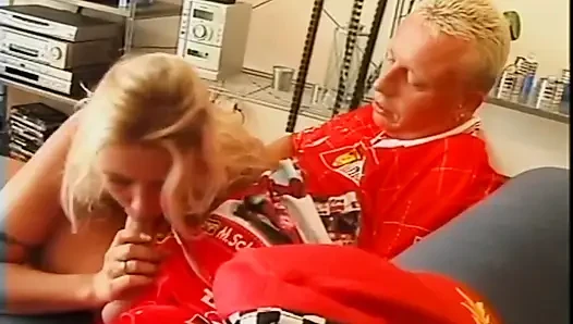 Beautiful Blonde Ass Fucked and Cummed on Hot Pussy by a Big Hard Cock