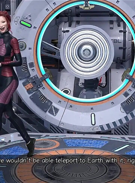 Stranded in Space - Holding Hands with Asian Scientist MILF
