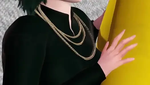 One Punch-man Fubuki and Saitama // Parody