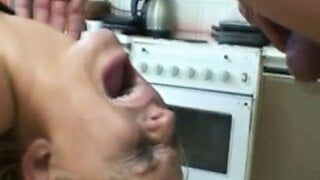 Face Fucking The Dutch Blonde Slut Hard