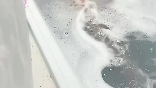 on a tobrut girl in the shower ends up being caught