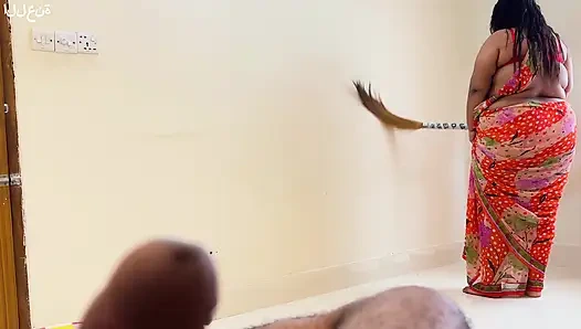 Hintli etnik köken güzel sari giyen hizmetçi Suudi Arabistan'da sikiliyor - sert sikiş ve boşalma