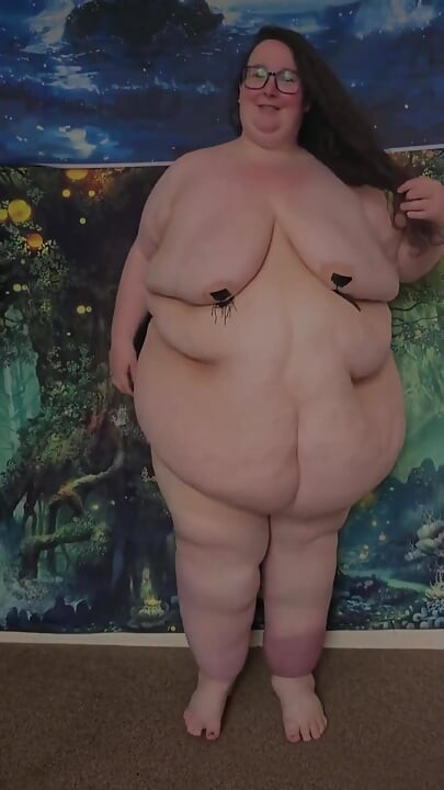 SSBBW 뚱뚱한 여신 수영복 시도