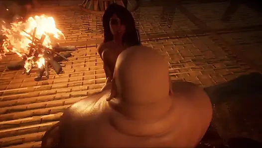 Vahşi yaşam oyunu şişman adam güzel kızı sikiyor